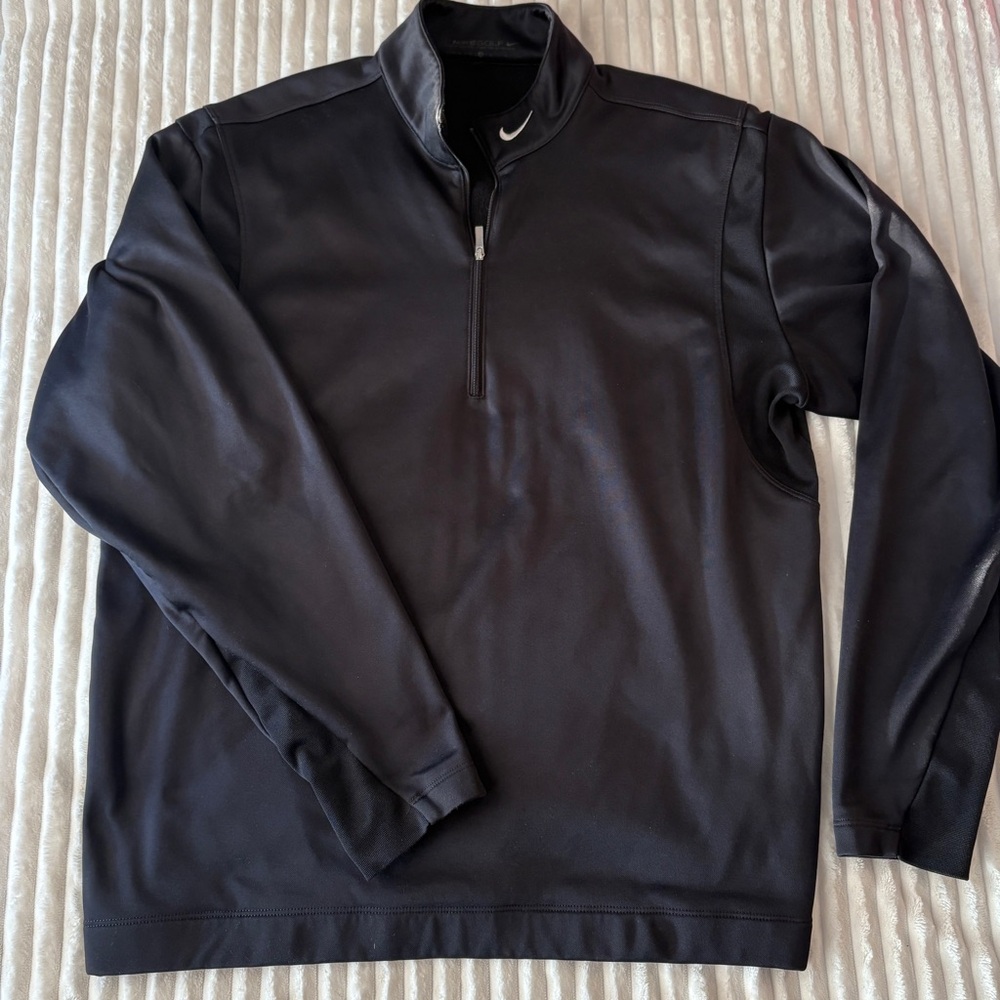 Nike Black Quarter-Zip Top